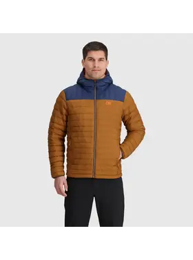 OUTDOOR RESEARCH MEN'S TRANSCENDENT DOWN HOODIE | BRONZE/CENOTE