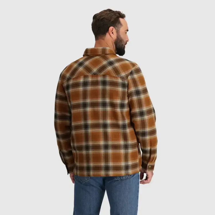OUTDOOR RESEARCH MEN'S FEEDBACK SHACKET | GROUNDED PLAID
