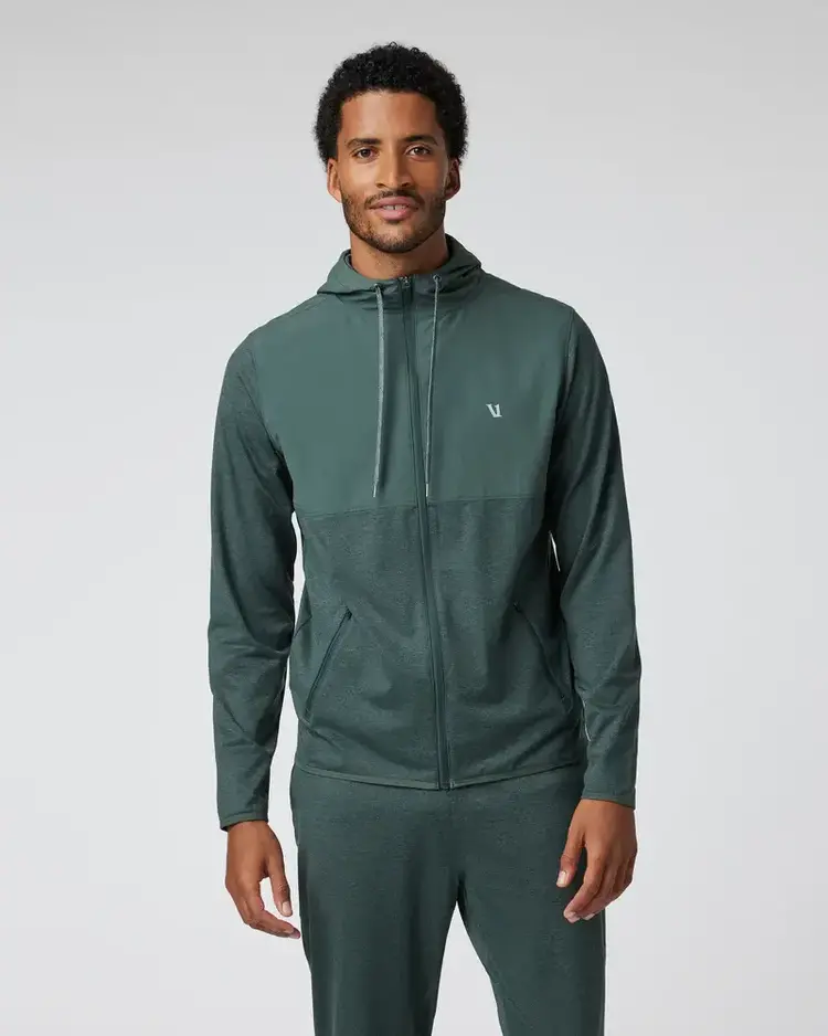 VUORI MEN'S SUNDAY ELEMENT JACKET | ASPEN HTHR