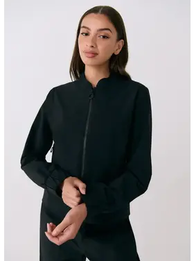 LOLE WOMEN'S MOMENTUM TECH BOMBER | BLACK