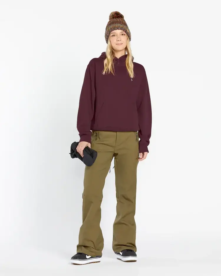 VOLCOM WOMEN'S COSTUS P/O FLEECE | BURGUNDY