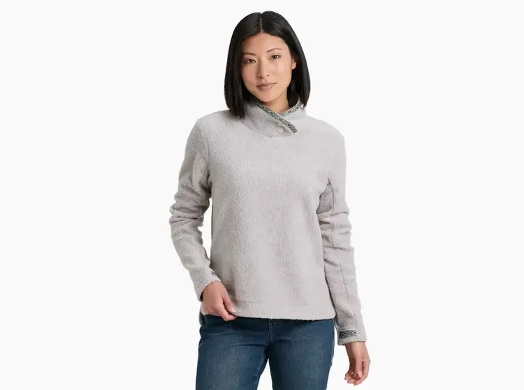 KUHL WOMEN'S HYGGE SNAP PULLOVER | NATURAL