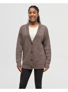 TENTREE WOMEN'S HIGHLINE OS BUTTON CARDIGAN | ELKWOOD