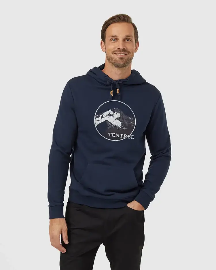 TENTREE MEN'S PEAKS PORTAL HOODIE | MIDNIGHT BLUE