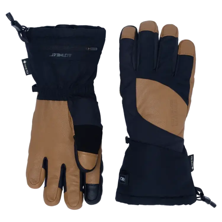 OUTDOOR RESEARCH PREVAIL HEATED GTX GLOVES | BLACK/DARK NATURAL