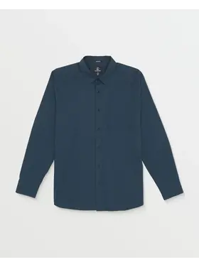VOLCOM MEN'S DATE KNIGHT L/S SHIRT | NAVY