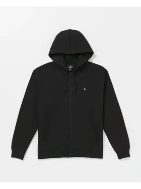 VOLCOM MEN'S SINGLE STONE ZIP HOODIE | BLACK