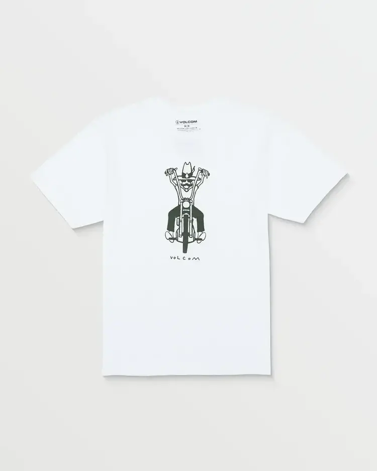 VOLCOM MEN'S STONE DRIFTER S/S TEE | WHITE