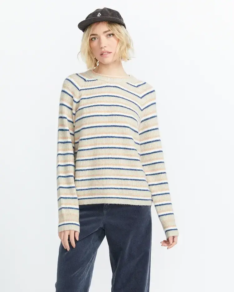 VOLCOM WOMEN'S GIRL GUIDE SWEATER | SAND