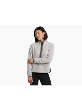 KUHL WOMEN'S HYGGE 1/2 ZIP | NATURAL