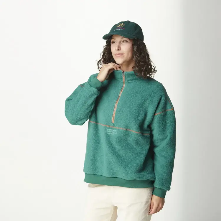 PICTURE ORGANIC WOMEN'S CYLLA 1/4 FLEECE | BAYBERRY