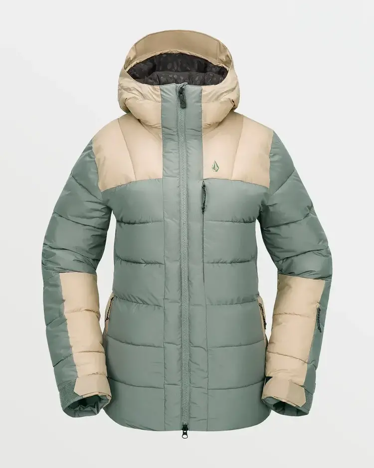 VOLCOM WOMEN'S PUFFLEUP JACKET | LICHEN GREEN