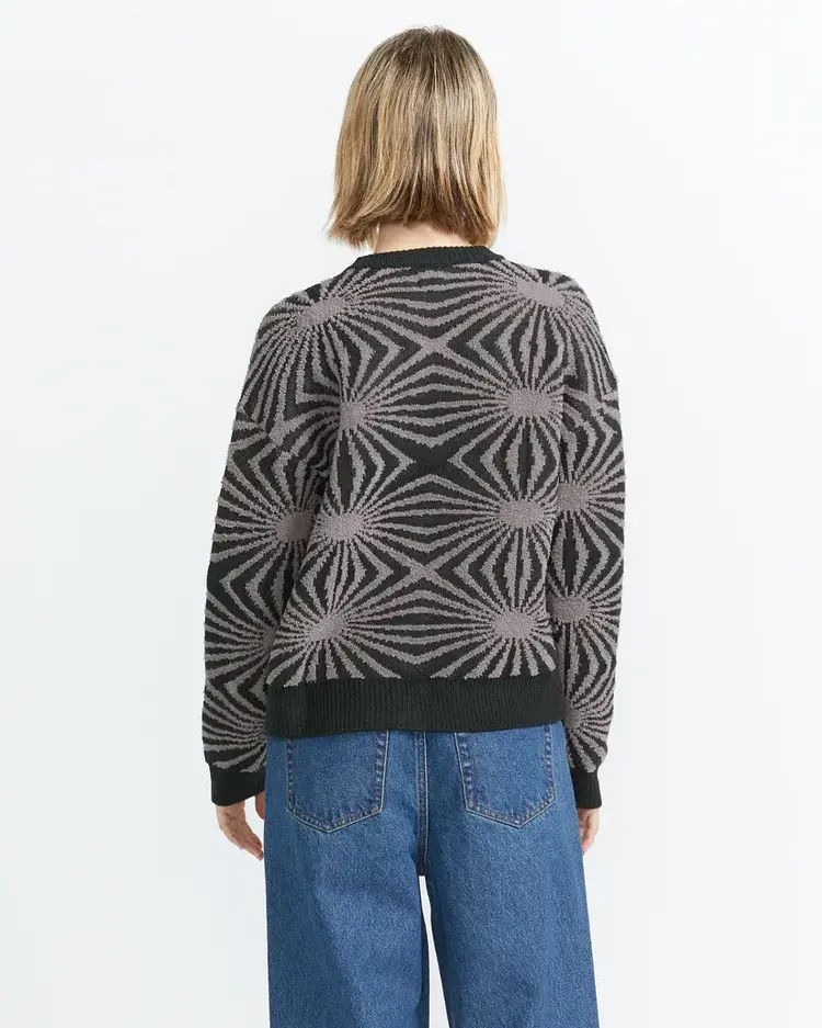 VOLCOM WOMEN'S EL SOLTARIA CARDIGAN | DARK GREY