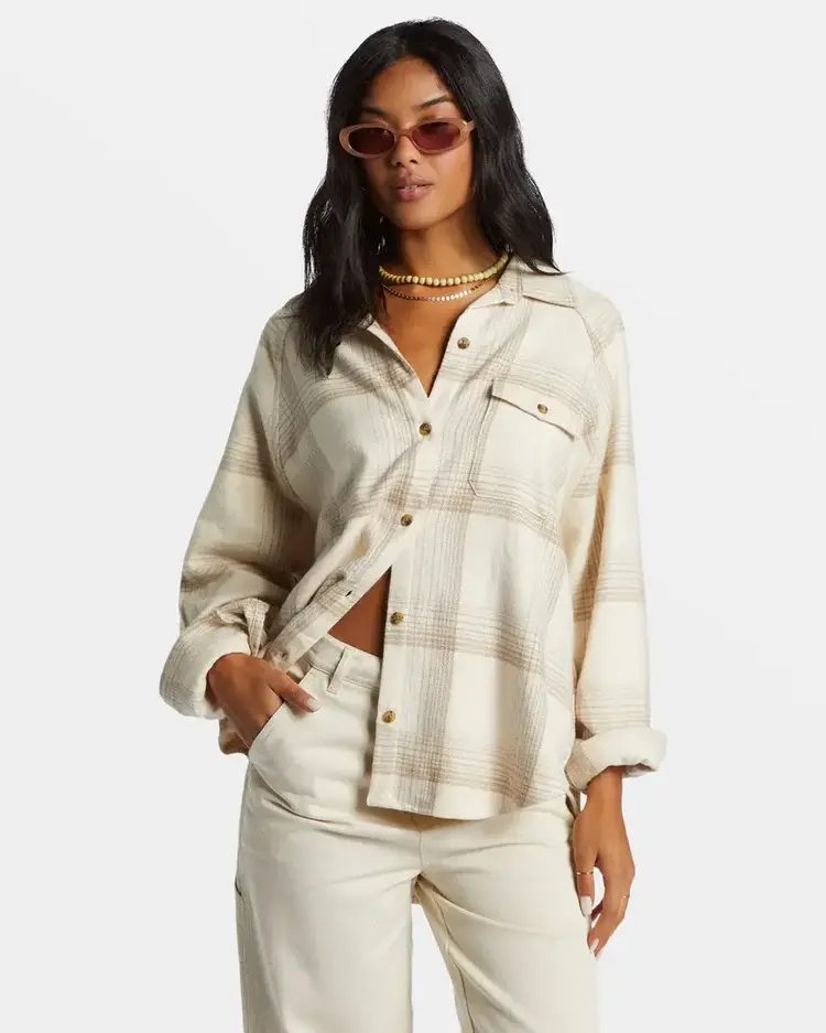 BILLABONG WOMEN'S BEST TIME L/S | MOONLIGHT