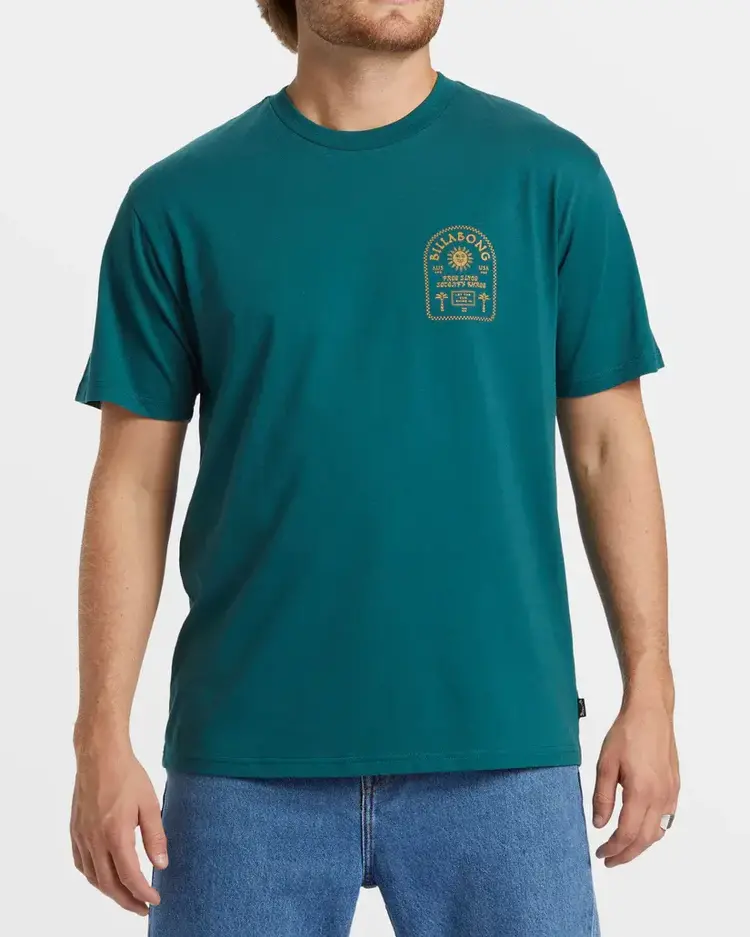 BILLABONG MEN'S PORTAL T-SHIRT | REAL TEAL