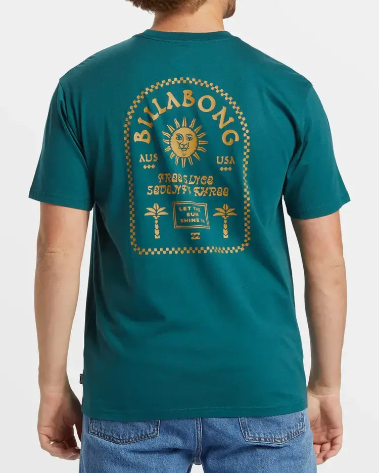 BILLABONG MEN'S PORTAL T-SHIRT | REAL TEAL