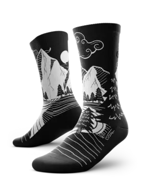 OUTWAY DARK N' LIGHT CREW SOCKS