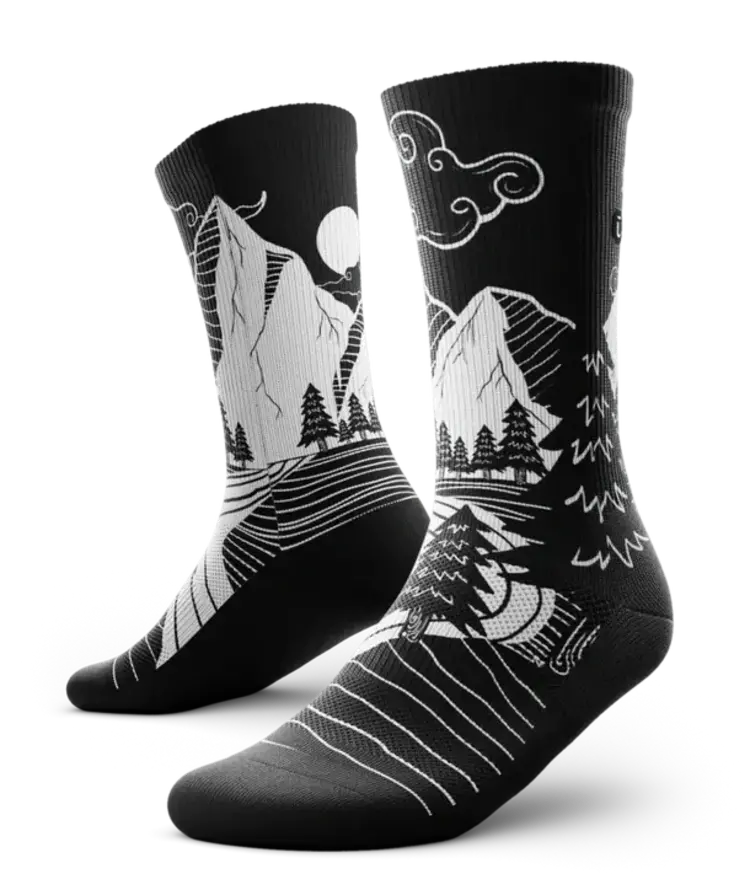 OUTWAY DARK N' LIGHT CREW SOCKS