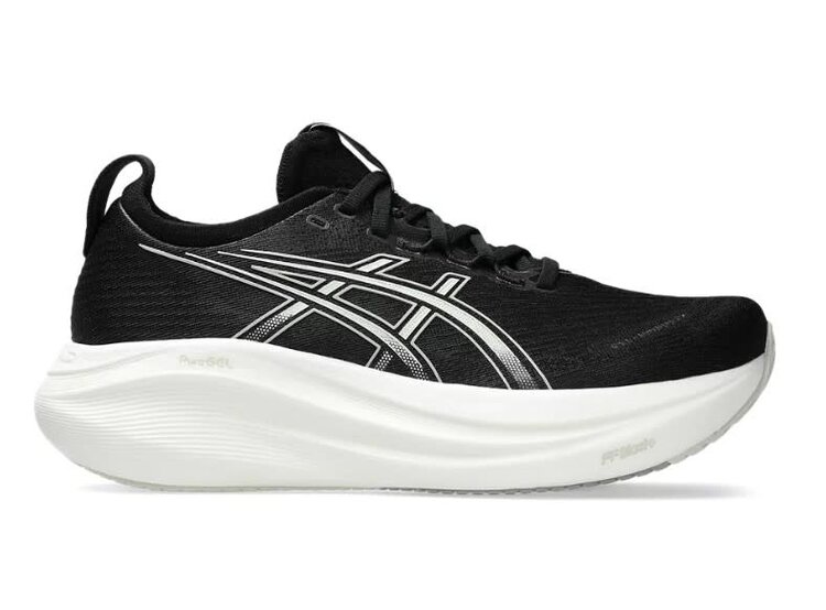 ASICS WOMEN'S GEL-NIMBUS 27 | BLACK/LAKE GREY