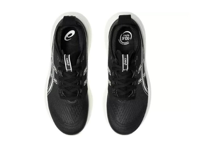 ASICS WOMEN'S GEL-NIMBUS 27 | BLACK/LAKE GREY