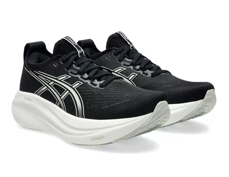 ASICS WOMEN'S GEL-NIMBUS 27 | BLACK/LAKE GREY