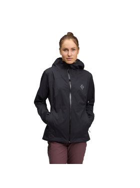 BLACK DIAMOND WOMEN'S FINELINE STRETCH SHELL | BLACK