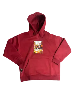 LE TRIBE STREET PULLOVER HOODIE | BURGUNDY