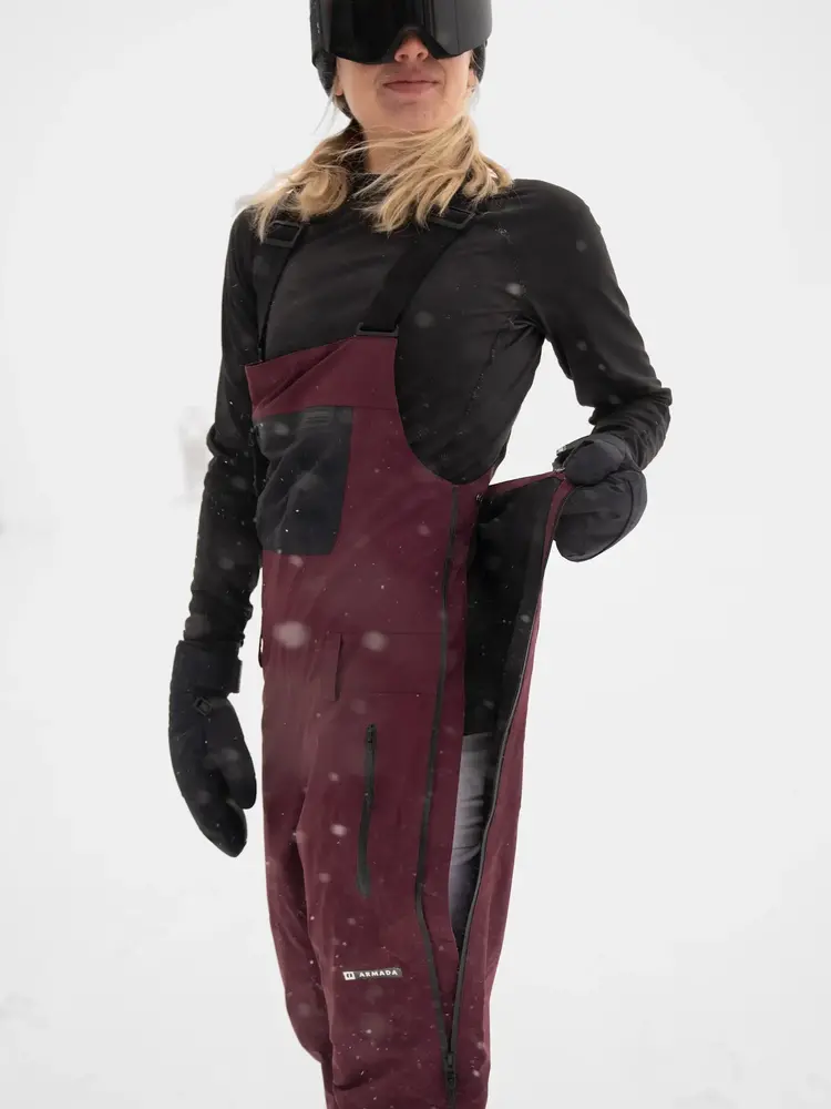 ARMADA WOMEN'S PASCORE 2L BIB | SASSAFRAS/BLACK