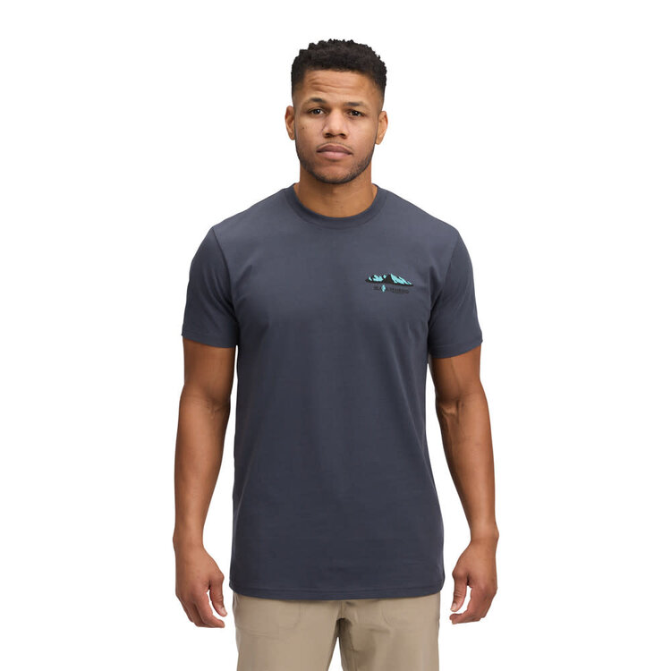 BLACK DIAMOND MEN'S MOUNTAINSCAPE S/S TEE | CHARCOAL