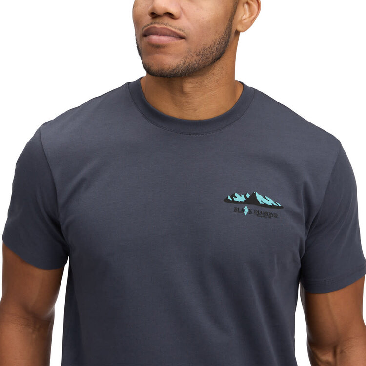 BLACK DIAMOND MEN'S MOUNTAINSCAPE S/S TEE | CHARCOAL