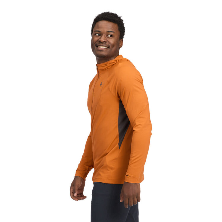 BLACK DIAMOND MEN'S ALPENGLOW PRO HOODY | SAFFRON
