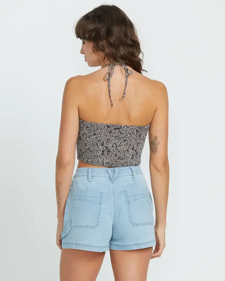 VOLCOM WOMEN'S STONE KRAFT SHORTS | BLUE DRIFT