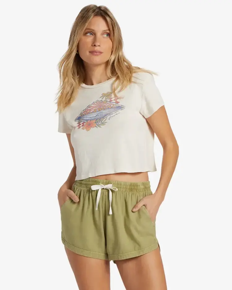 BILLABONG WOMEN'S ROAD TRIPPIN SHORTS | AVOCADO