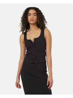 TENTREE WOMEN'S MORAINE TANK | BLACK