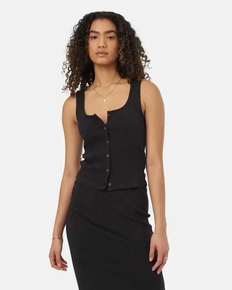 TENTREE WOMEN'S MORAINE TANK | BLACK