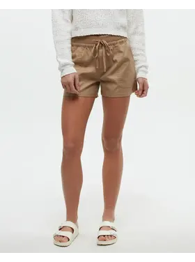 TENTREE WOMEN'S HEMP STRETCH INSTOW SHORT | KHAKI