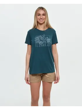 TENTREE WOMEN'S PLANT T-SHIRT | JASPER/BLUE HAZE