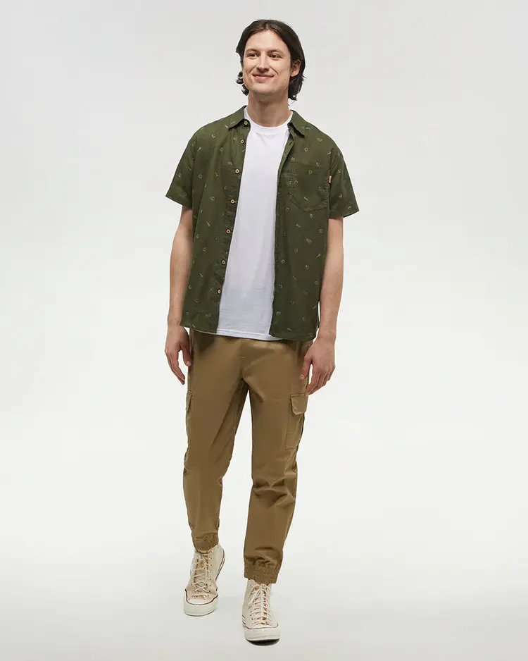 TENTREE  MEN'S MANCOS SHIRT | JASPER CAMPER OAK