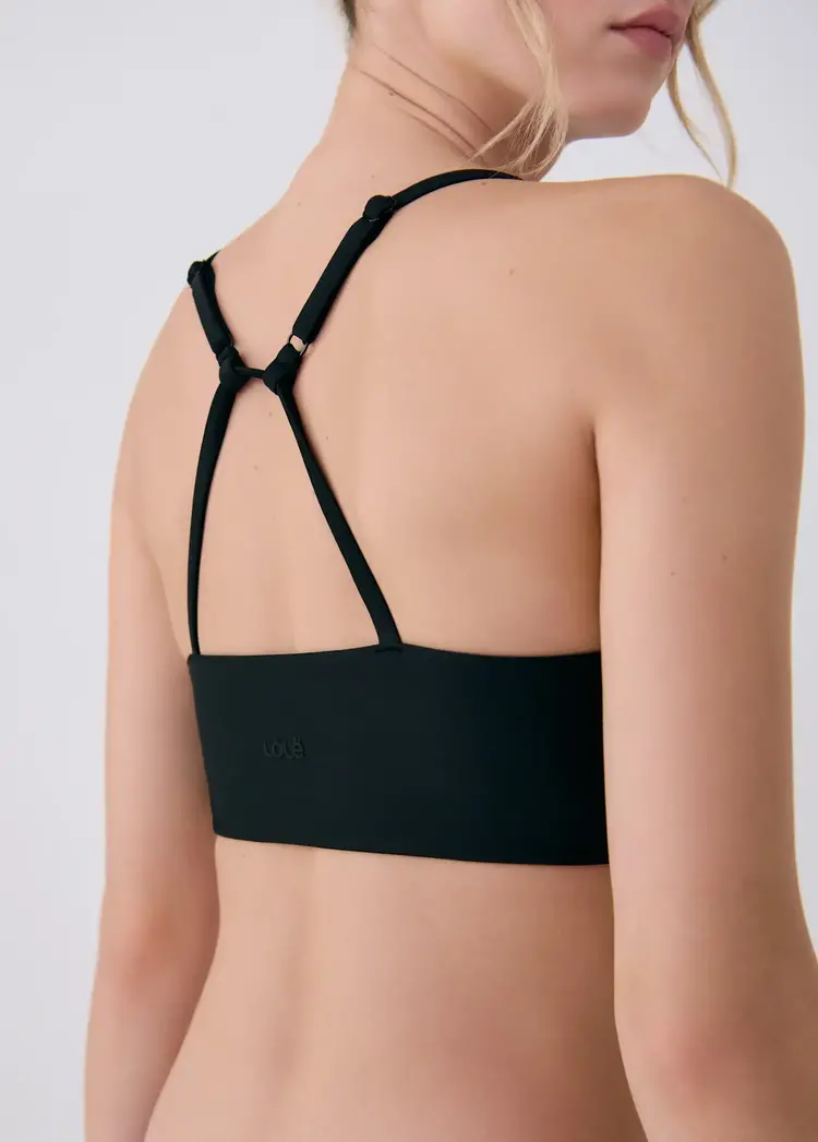 LOLE WOMEN'S RIVIERE BIKINI TOP | BLACK