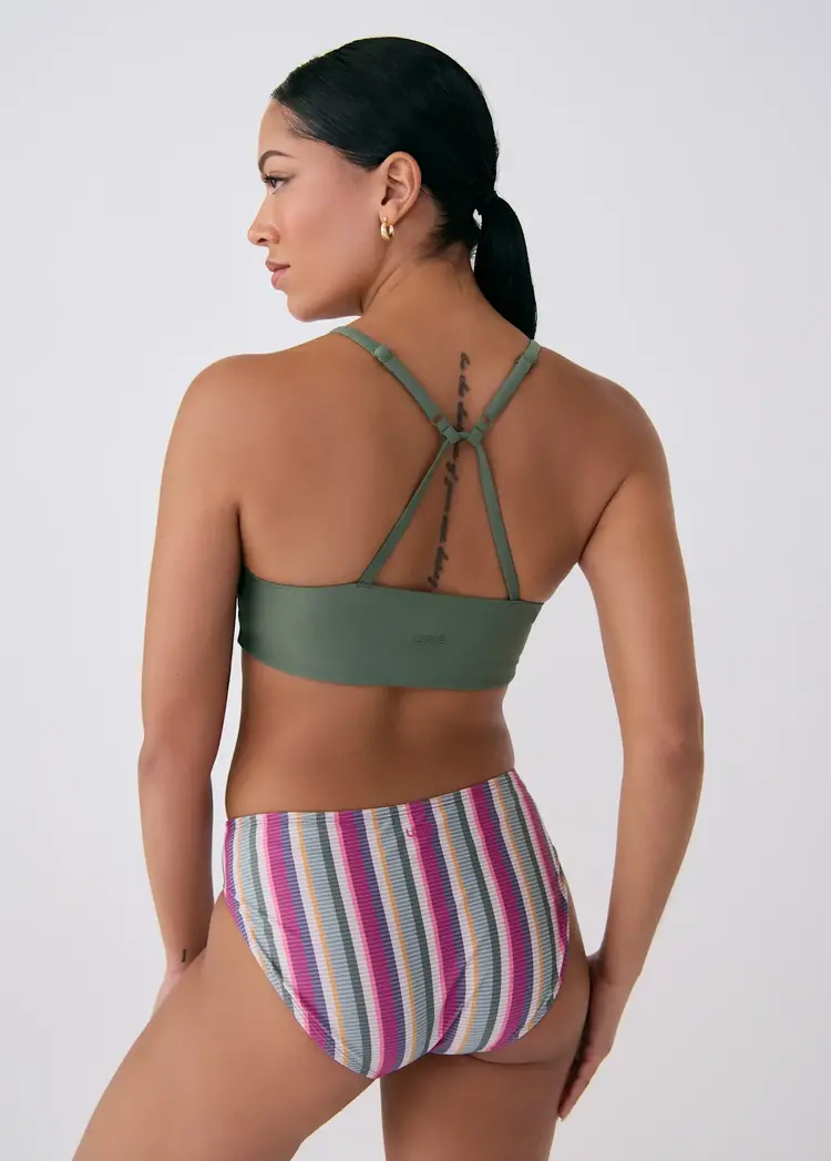 LOLE WOMEN'S RIVIERE BIKINI TOP | ARMY