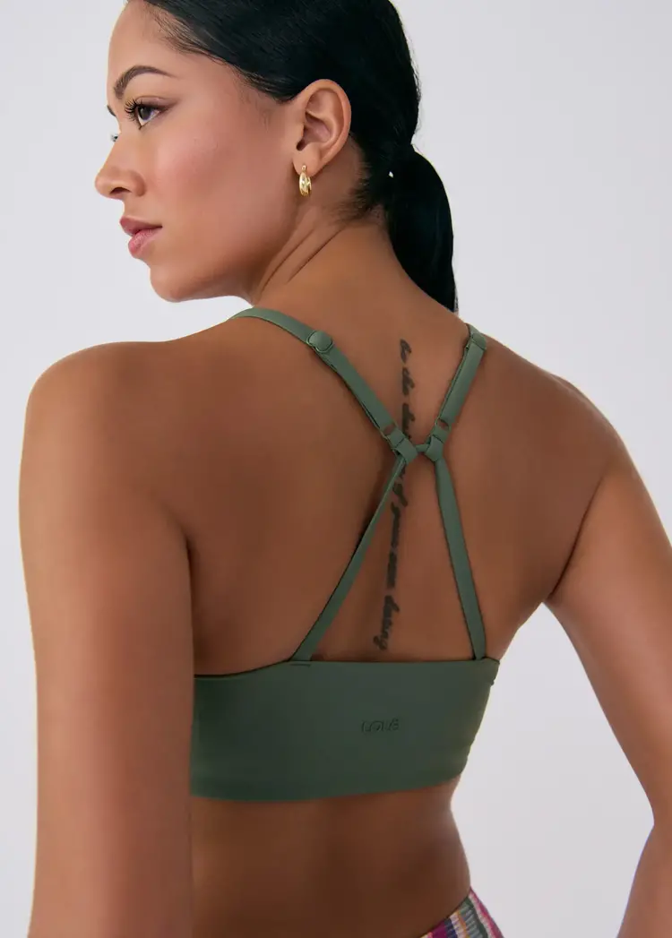 LOLE WOMEN'S RIVIERE BIKINI TOP | ARMY