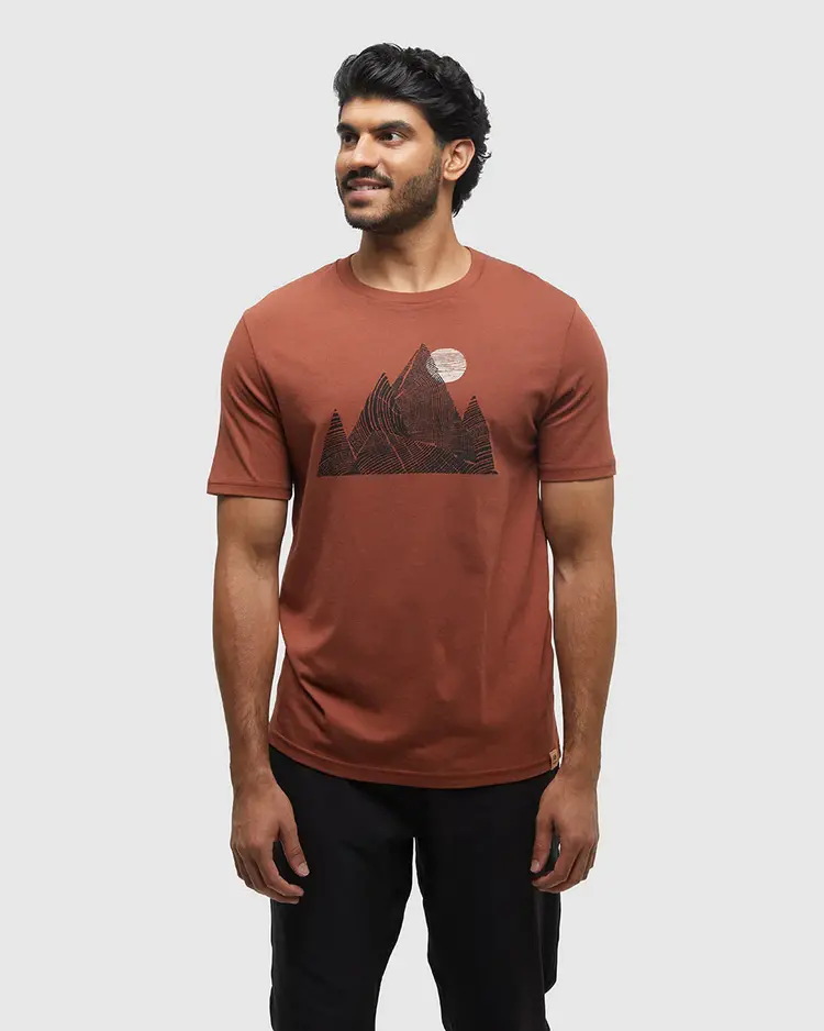 TENTREE MEN'S PEAK TEE |  SEQUOIA METEORITE BLK