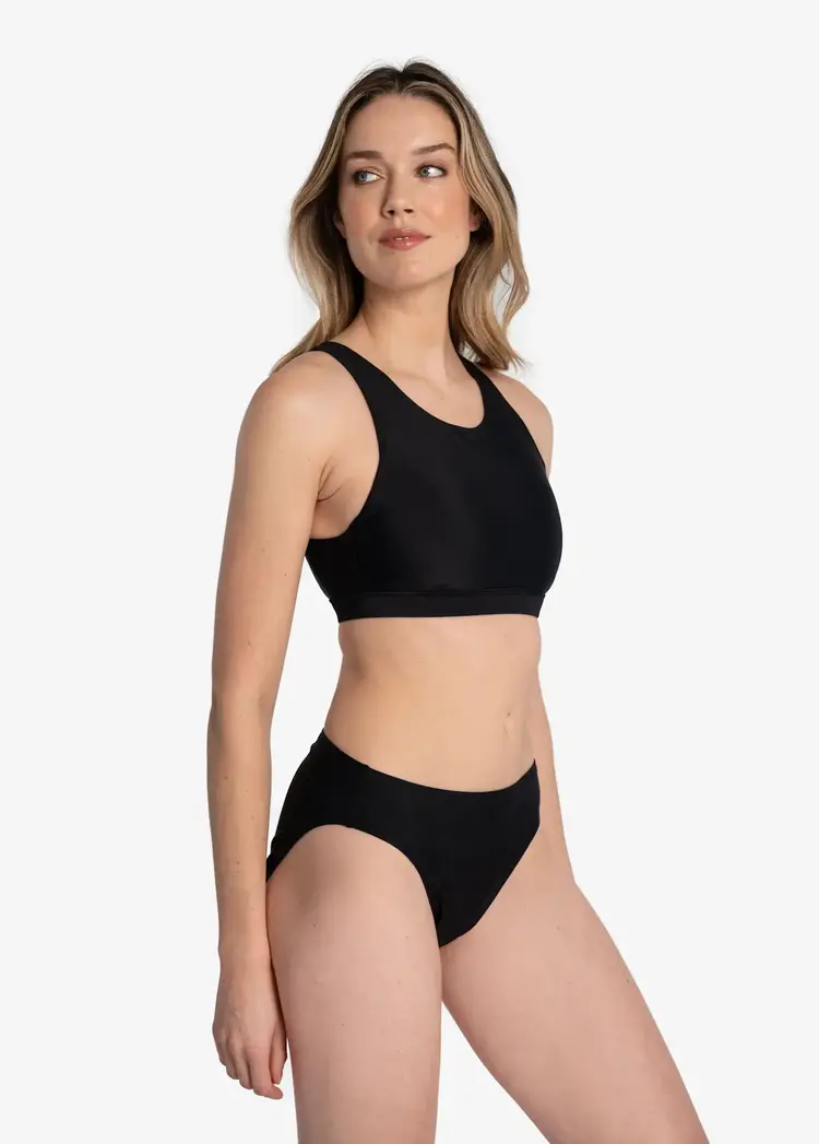 LOLE WOMEN'S OCEAN BIKINI BOTTOMS | BLACK