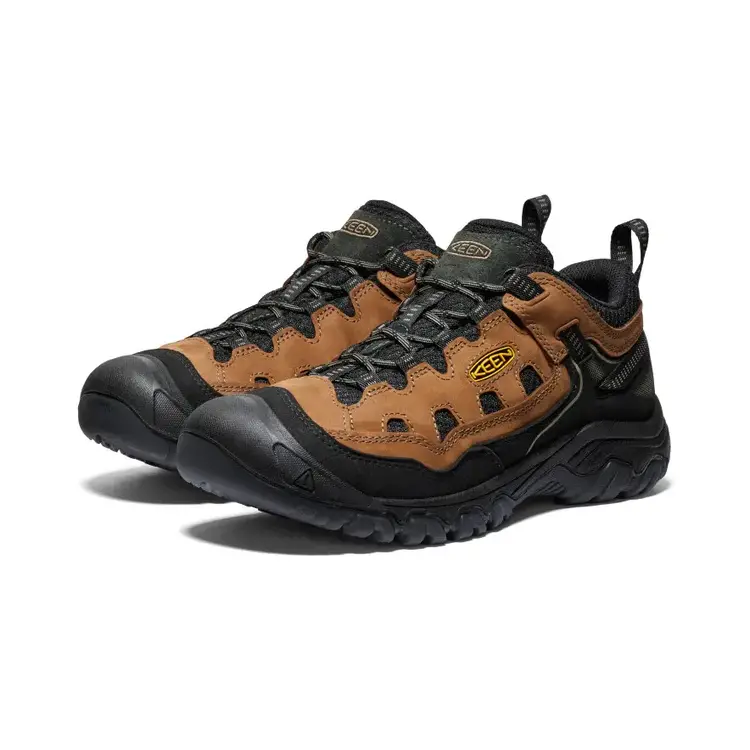 KEEN MEN'S TARGHEE IV VENTED HIKING SHOE | BISON/GOLDEN
