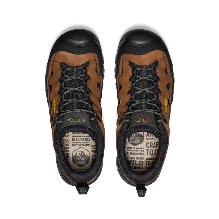 KEEN MEN'S TARGHEE IV VENTED HIKING SHOE | BISON/GOLDEN