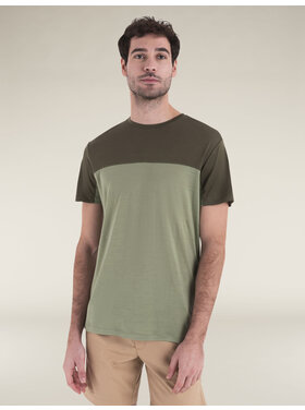 ICEBREAKER MEN'S MERINO BLEND 125 COOL-LITE SPHERE SS TEE | LICHEN/LODEN