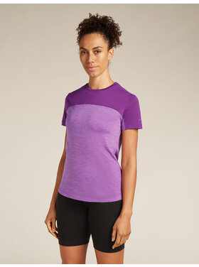 ICEBREAKER WOMENS MERINO BLEND 125 COOL-LITE SPHERE SS TEE | PASSION