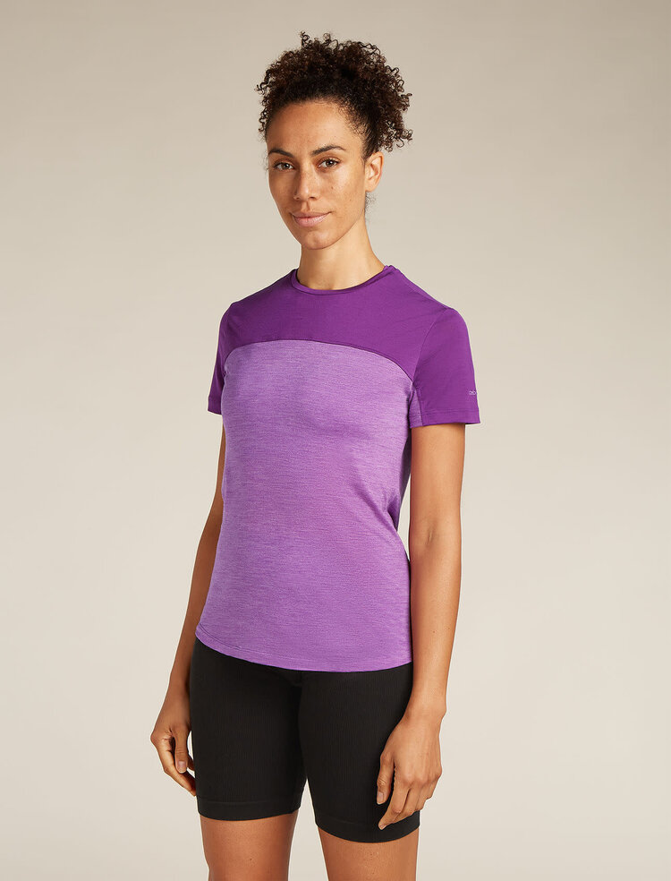 ICEBREAKER WOMEN'S MERINO BLEND 125 COOL-LITE SPHERE SS TEE | PASSION