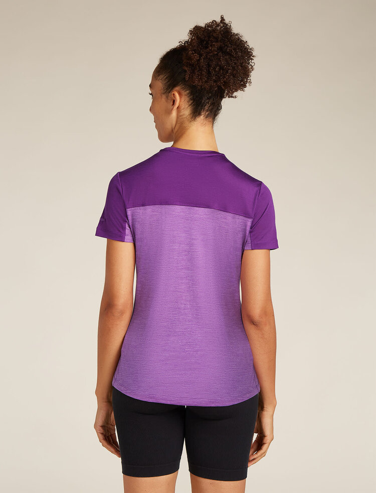 ICEBREAKER WOMEN'S MERINO BLEND 125 COOL-LITE SPHERE SS TEE | PASSION