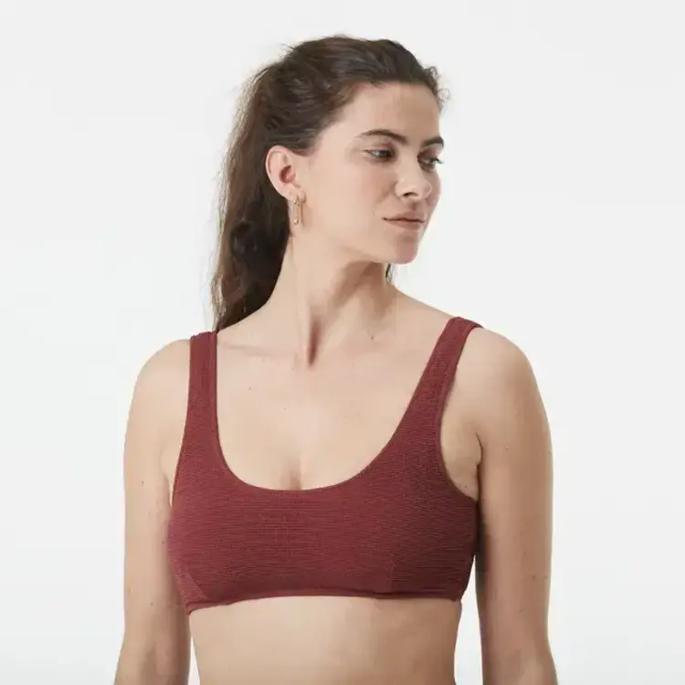 PICTURE ORGANIC WOMEN'S WAHINE BRALETTE TOP | CORDOVAN
